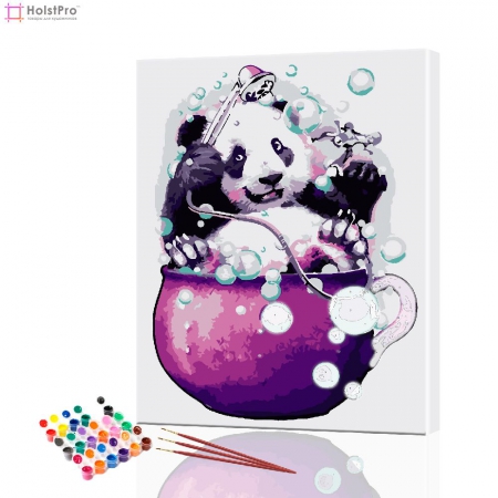 Картина по номерам "Веселая панда" PBN0021, размер 30х40 см