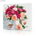 Картина по номерам "Розы в белой вазе" PBN0887, размер 40х40 см