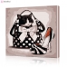 Картина по номерам "Кот в женской сумочке" PBN0909, размер 40х40 см
