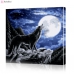 Картина по номерам "Волк воет на луну" PBN0084, размер 40х40 см