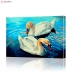 Картина по номерам "Белые лебеди" PBN0090, размер 40х50 см