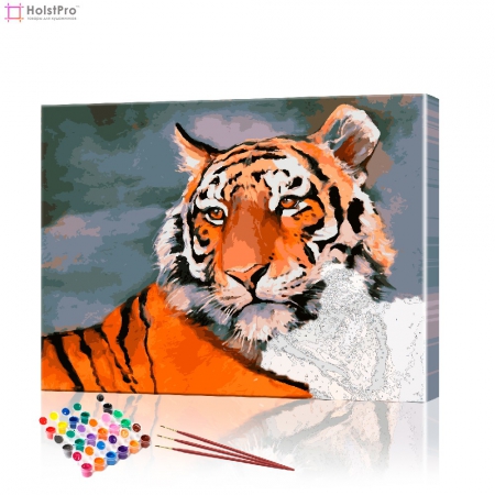 Картина по номерам "Гордый тигр" PBN0174, размер 40х50 см