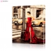 Картина по номерам "Дама в красном платье" PBN0285, размер 40х50 см