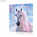 Картина по номерам "Белая лошадь" PBN0767, размер 40х50 см