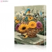 Картина по номерам "Корзина полевых цветов" PBN0445, размер 40х50 см