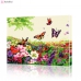Картина по номерам "Бабочки над цветами" PBN0545, размер 40х50 см