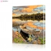 Картина по номерам "Лодка у берега" PBN0663, размер 40х50 см