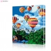 Картина по номерам "Воздушные шары над рекой" PBN0877, размер 40х50 см