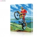 Картина по номерам "Мотоциклист" PBN0677, размер 40х50 см