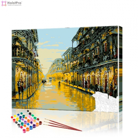 Картина по номерам "Старый Париж" PBN0741, размер 40х50 см