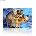 Картина по номерам "Волки на охоте" PBN0216, размер 40х60 см