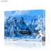 Картина по номерам "Дом в зимнем лесу" PBN0420, размер 40х50 см