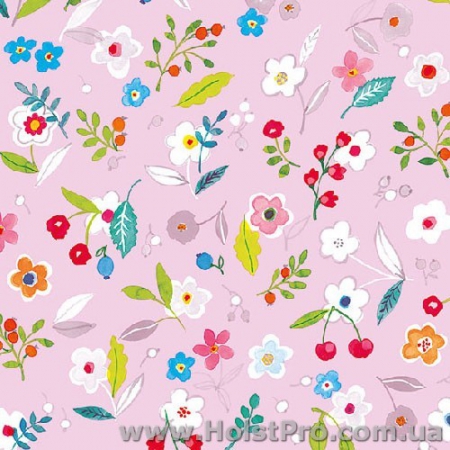 Салфетки для декупажа, "Мелкие цветы, розовые", 33*33 см, 18,5 г/м2, 20 шт, Abiente